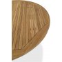 Salt rundt kjegleformet spisebord D120 cm - Teak