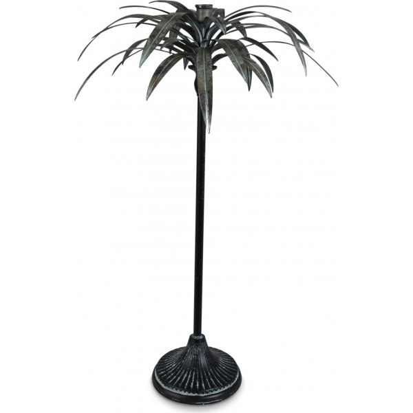 Palm lysestake høyde 71 cm - Gammel sølv Palm lysestake høyde 71 cm - Gammel sølv