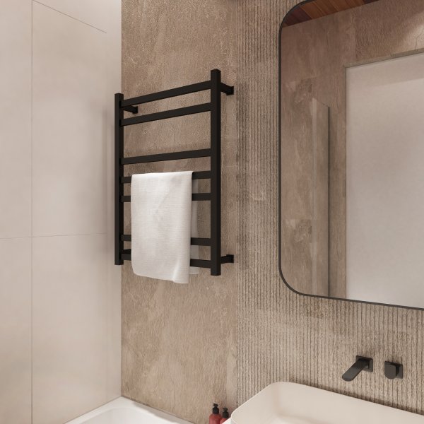 Elektrisk hndkletrker 60x82,5x12cm | SC06B | Svart