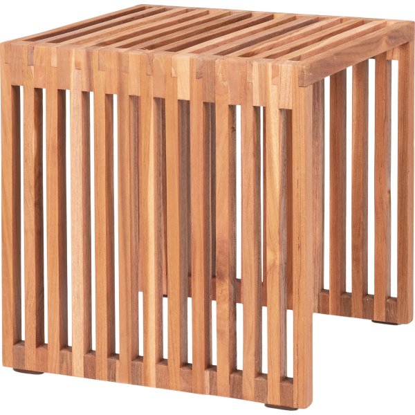 Salt sidebord Teak 40 x 40 cm