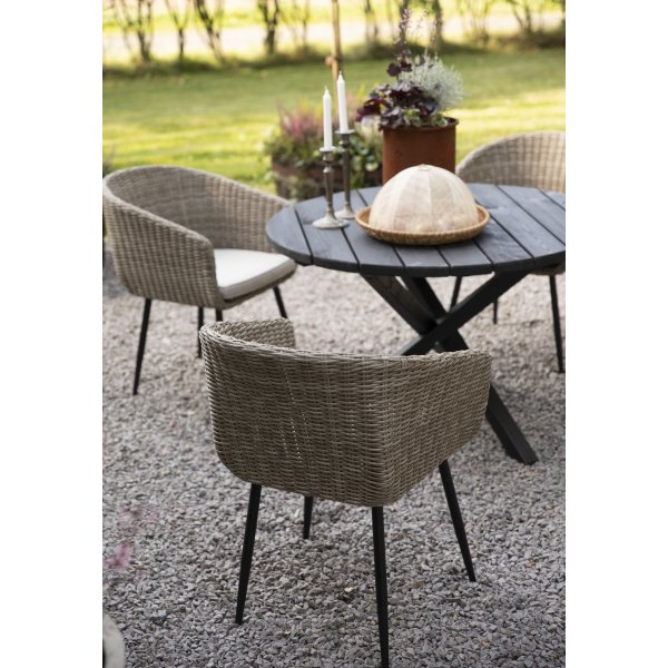 Hagestol - Aster | naturfarget kunstig rotting