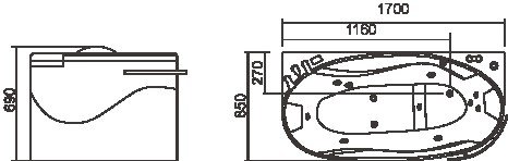 Antonia massasjebadekar