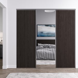 Venedig skyvedør for garderobeskap - 3 Dører - Panel/speil - Valgfri farge Venedig skyvedør for garderobeskap - 3 Dører - Panel/speil - Valgfri farge