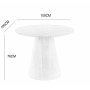 Moi rundt spisebord �100 cm - Valn�tt