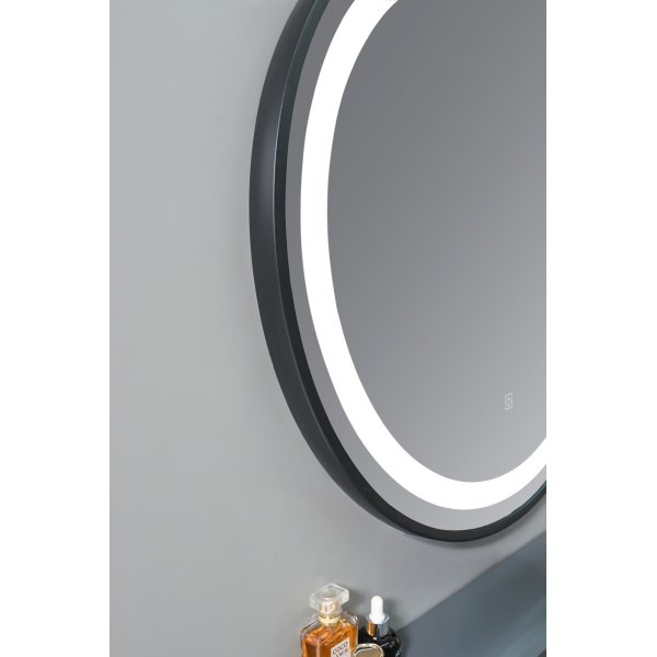 Baderomsmbler Lazien - Gr og svart marmorimitasjon