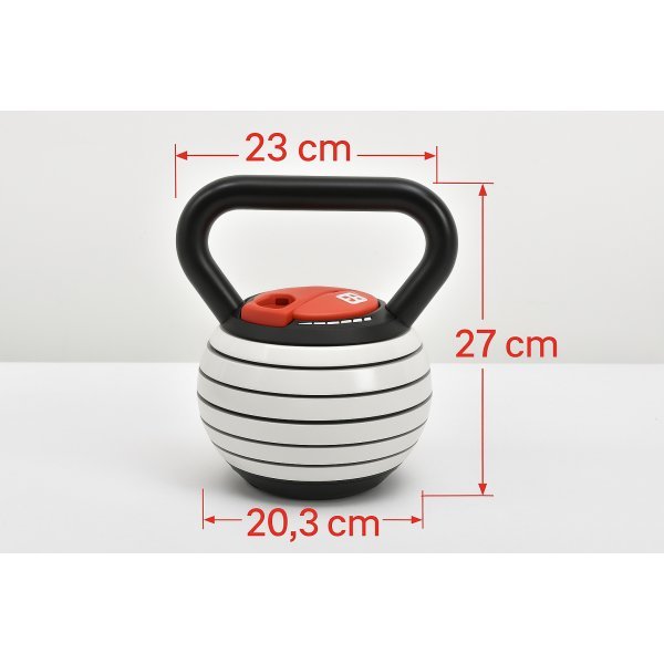 Justerbar kettlebell 3,4-18 kg | 7 vektnivåer Justerbar kettlebell 3,4-18 kg | 7 vektnivåer