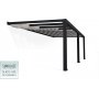 Canopia Stockholm solskjerming for terrassetak 3,4 x 7,4 - Hvit