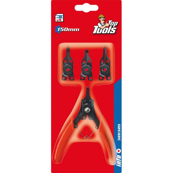 Låseringstangsats, 4 deler Låseringstangsats, 4 deler