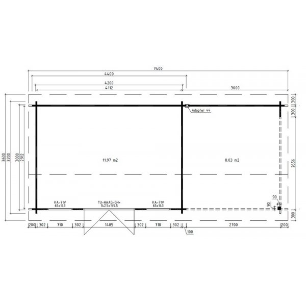 Anneks Kajsa G - 21,5 m² Anneks Kajsa G - 21,5 m²