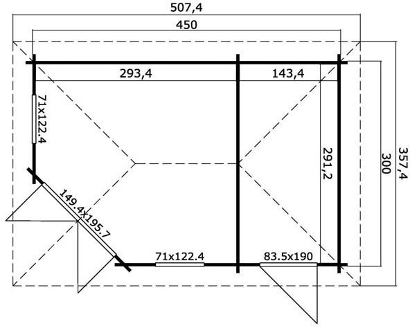 Anneks Gustav B - 13,5 m�