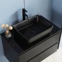 Toalett 80 cm | Med servant i svart design | Nimbus Toalett 80 cm | Med servant i svart design | Nimbus