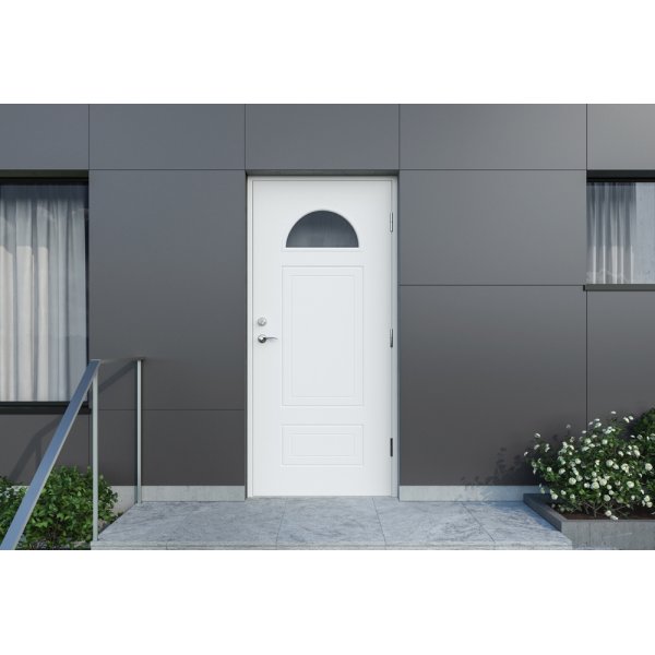 Felicia ytterdr med vindu + Karmskruepakke