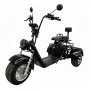 Elscooter Trehjulssykkel - Svart 2000W + L�s kjede