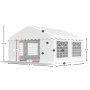 Partytelt Eco 1 i PE - 4 x 4 m