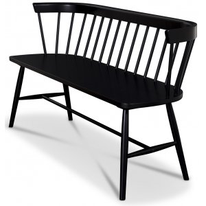 Sort flettet sofa / kj�kkensofa - Sandhamn