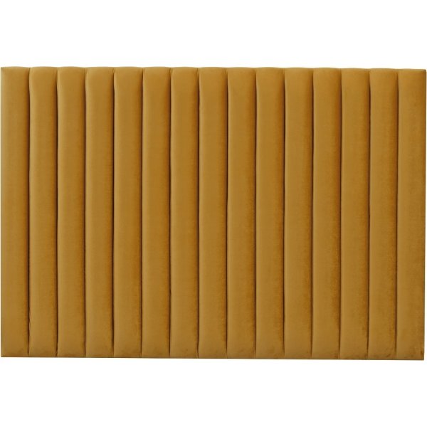 Ribbersborg sengegavl 90 cm - Gylden fløyel Ribbersborg sengegavl 90 cm - Gylden fløyel