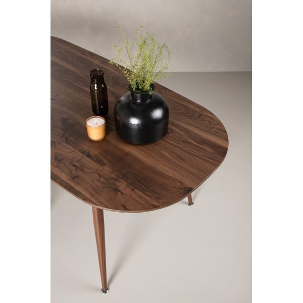 Sanford spisebord 180 x 90 cm - M�rkebrunt