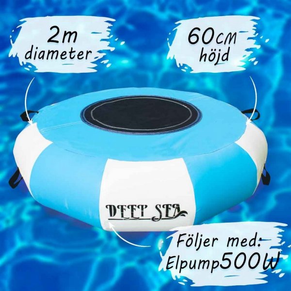 Deep Sea Vanntrampoline 2m
