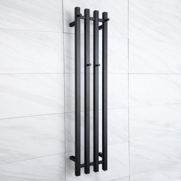 Elektrisk hndkletrker 26x120x10cm | RH04B | Svart