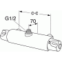 Gustavsberg Nautic 160 cc, oppkobling