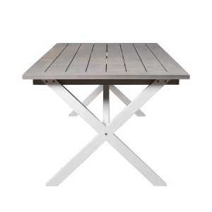 Utebord 220x100 cm Hvit/gr�