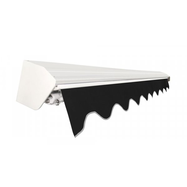 Terrassmarkise med motor - 5 x 3 m - Svart Terrassmarkise med motor - 5 x 3 m - Svart