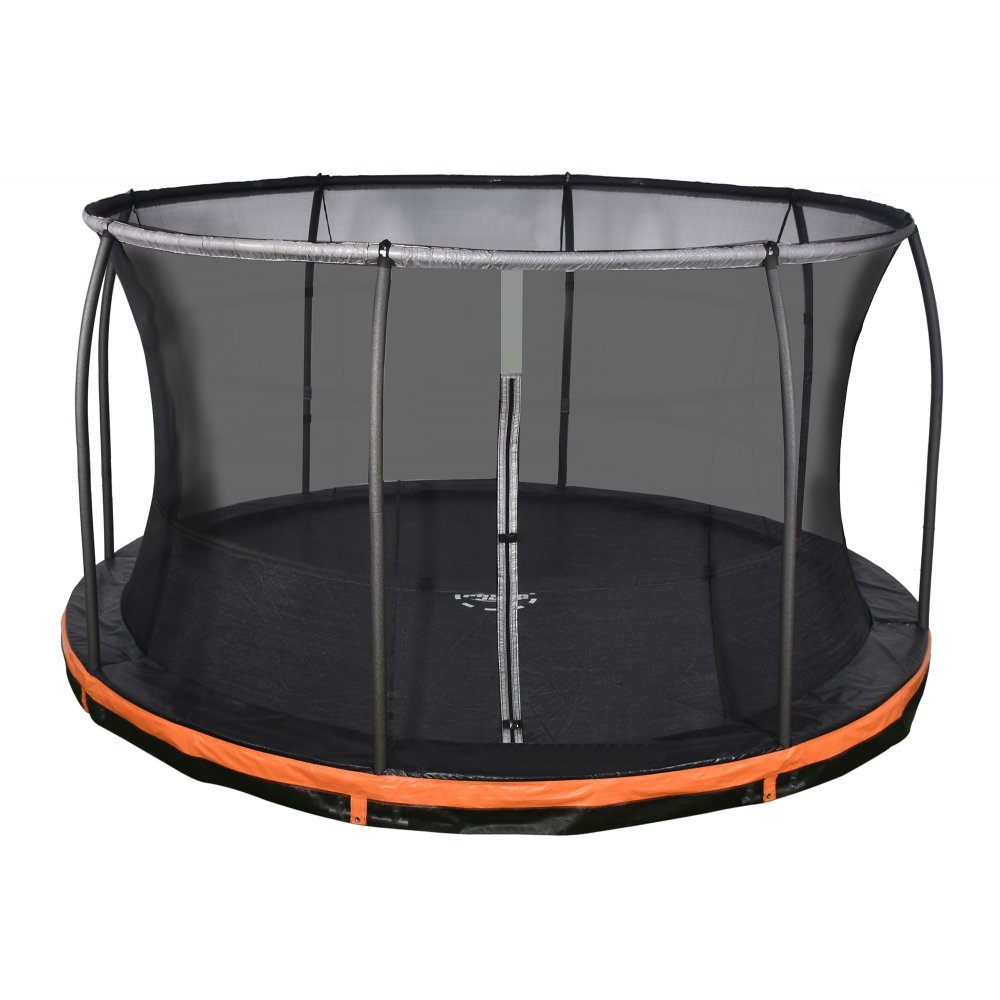 Nedgravd trampoline med sikkerhetsnett - cm - 3595,- - Hjemfint.no