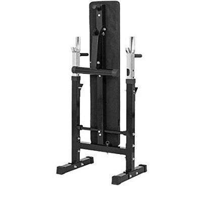 Vektstangstativ med treningsbenk