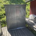 Kundebilde Oppbevaringssett Nordcabin 1,3m� metallplateoppbevaring utend�rs oppbevaring