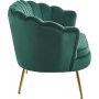 2-seters sofa grønn/messing - Kingsley 2-seters sofa grønn/messing - Kingsley