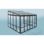 Sunrise Conservatory - Svart 5,1 x 2,9 m - Areal 14,8 m