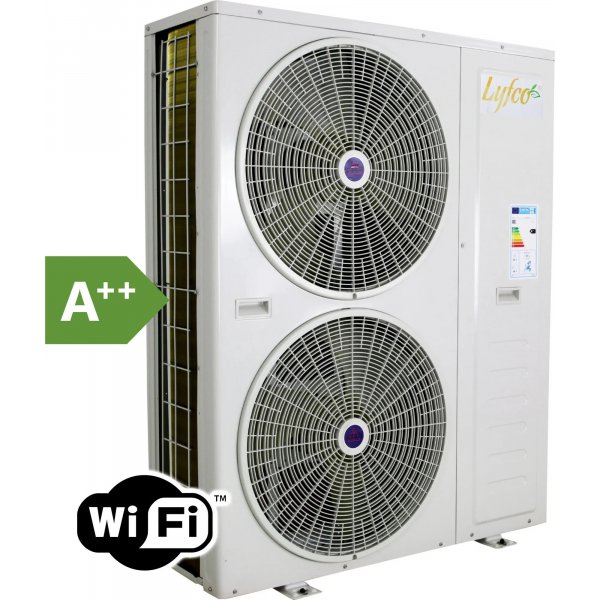 Lyfco HP050-DC-W luft/vann varmepumpe med inverterfunksjon - 24kW Lyfco HP050-DC-W luft/vann varmepumpe med inverterfunksjon - 24kW