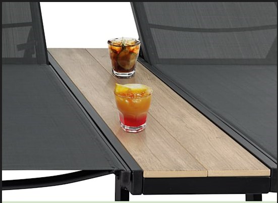 Solseng - Dobbeltseng | Med skillevegg + Rengjringsspray for utembler